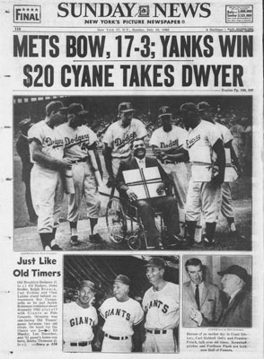 Ultimate Mets Database: Game of April 11, 1962 - Box Score