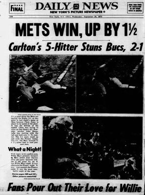 METS WIN, UP BY 1½
