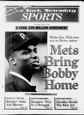 Mets Bring Bobby Home