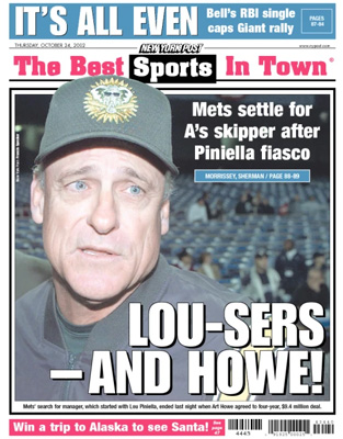 LOU-SERS -- AND HOWE!