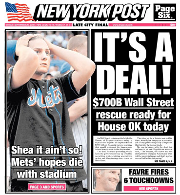 Shea it ain't so! Mets hopes die with stadium