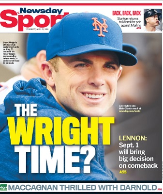 THE WRIGHT TIME?