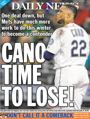 CANO TIME TO LOSE!
