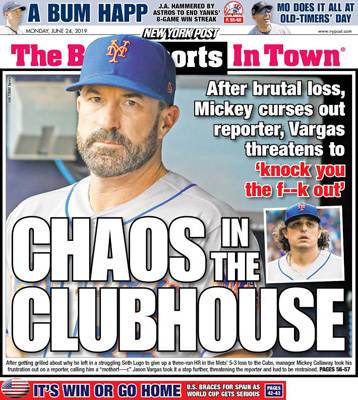 CHAOS IN THE CLUBHOUSE