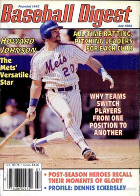 Baseball Digest HOWARD JOHNSON: The Mets' Versatile Star