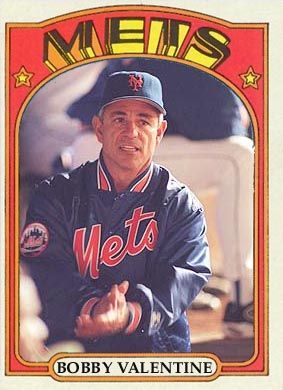 BOBBY VALENTINE 1972 baseball card