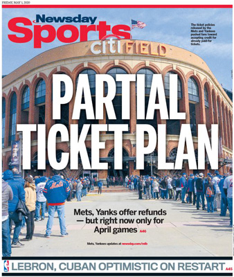 PARTIAL TICKET PLAN