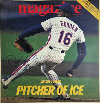 NEW YORK METS SCORE BOOK MAGAZINES DWIGHT GOODEN 1990 and 1993